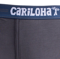 Cariloha Mens Crazy Soft Boxer Briefs - (Carbon Grey, Small)