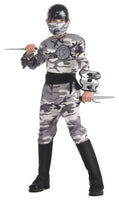 Child's Arctic Camo Ninja Costume, Large