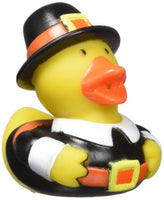 Amscan Festive Fall Thanksgiving Pilgrim Ducky Party Favors, 2 1/2", Yellow/B...