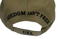 AMERICAN FLAG AMERICAN HERITAGE Direct Embroidered Hat - Tan/Black - Veteran ...
