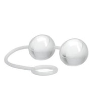 Climax Kegels Glass Ben Wa Balls with Silicone Strap from Topco