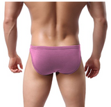 Avidlove Men Underwear Micromodal Bikinis 4 Pack BRIEFS, GREEN & PURPLE, XL