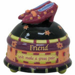 2 Inch "We Make a Great Pair" with Red Shoes Friend's Ceramic Figurine