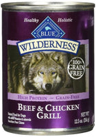Blue Buffalo BLUE Wilderness Adult Recipe - Beef & Chicken - 12.5oz