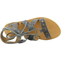 Diba Zig Zag Women US 6.5 Gray Gladiator Sandal