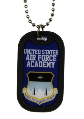 Dog Tag Key Chain Ladies Necklace Military Us Air Force Academy