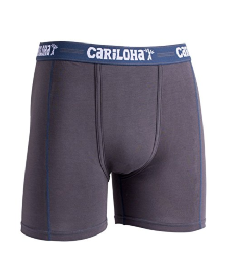 Cariloha Mens Crazy Soft Boxer Briefs - (Carbon Grey, Small)
