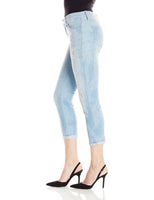 Calvin Klein Jeans Women's Slim Boyfriend Jean, Capri Bourges Light Wash Size 28