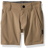 O'NEILL Boys Little Stockton Hybrid Boardshort, Khaki, 2T