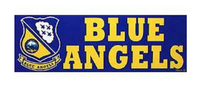 U.S. Navy Blue Angels Sticker Decal, 9" x 3"