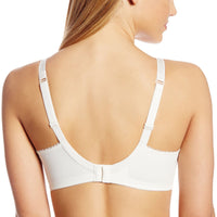 Royce Women's Sadie Wire-Free Comfort Bra, Ivory/Silver, 38E