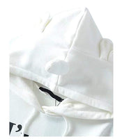 Persun - Cute Women's Pullover Unicorn Fashion Hoodie - White - Size Medium