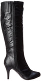 Diba Girl Women's Time Crunch Boot, Black Leather, 8 M US