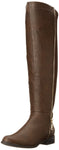 Luichiny Women's Phone Booth Boot, BROWN, 8 M US