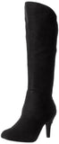 Diba Girl Women's Turn N Time Boot, Black Suede, 7 M US