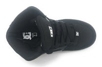 DC Shoes Boys Rebound J High Top Skate Shoe Black White Youth Size 2 M US