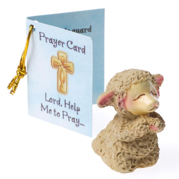 Praying Lambs with Cards