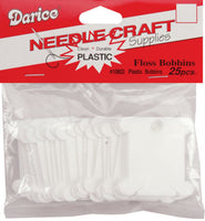 Darice - Needle Craft Supplies - 25-Piece Plastic Floss Bobbins