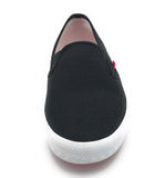 Roxy Junior Youth Redondo Slip On Shoes, Black/White/Pink, Size 6 M US