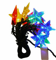 UltraLED Battery Operated Star Twinkle Light String, Multi-Color, 3.5-Feet