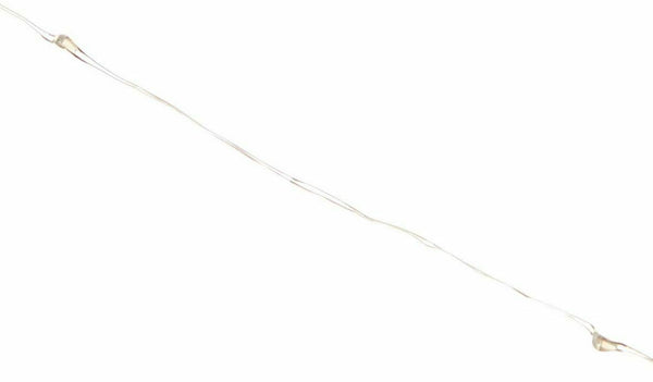 Tiny Lites Battery Operated Silver Wire Indoor LED Light String, Warm White, 6ft