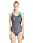 Speedo - Women's Endurance Lite Textured Double Strap Swimsuit - Black - 6