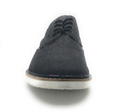 TOMS Men's Brogues Oxford Casual Lace Up Shoe Black Denim 12 M US