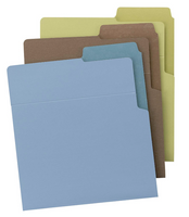Smead Organized Up Heavyweight Vertical File Folders, Dual Tabs, Letter Size