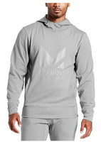 Mission Men's VaporActive Gravity Pullover Hoodie, Alloy Heather Grey, XX-Large