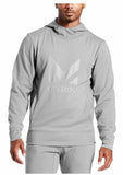 Mission Men's VaporActive Gravity Pullover Hoodie, Alloy Heather Grey, XX-Large