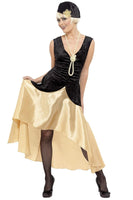 Smiffy's Women's 20's Gatsby Girl Costume, Dress, Hat and Pearl Necklace, 20'...