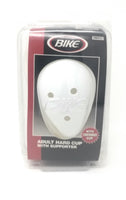 Bike Adult Hard Cup with Jock Strap Supporter Size Small #7185 White 26"-32" NIB