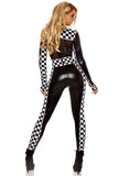 Forplay Women's 3 Piece "Finish Line" Sexy Halloween/Roleplay Costume Size L/XL