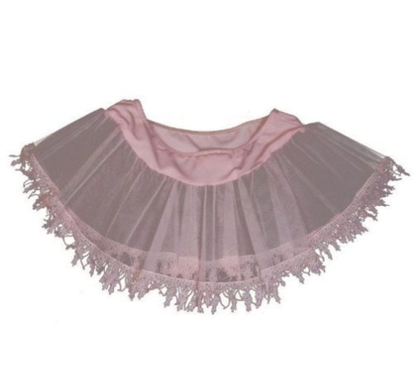 Pink Teardrop Lace Petticoat Child Size Small / Medium