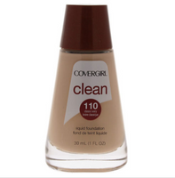 COVERGIRL Clean Liquid Foundation Classic Ivory 110 1 oz (30mL)