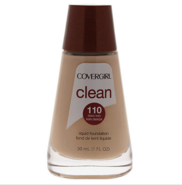 COVERGIRL Clean Liquid Foundation Classic Ivory 110 1 oz (30mL)