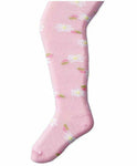Country Kids Baby Girls' Petal Pattern Tights 2 Pairs, Pink, 12 24 Months