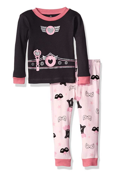 Petit Lem Girls Super Hero Pajama 2 Piece Set 18m