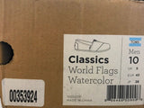 TOMS Men's Classics World Flags Watercolor 10002291 Multi-Color Print, 10 M US