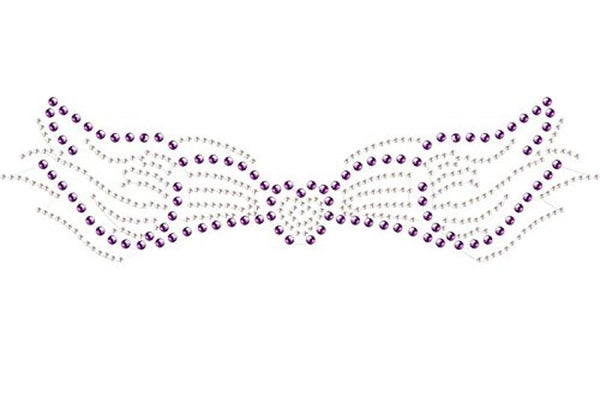 Peekaboos Body Crystals Purple Wings, Purple