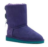 UGG Toddler Girls' Bailey Bow Bloom Boot, Medallion Purple/Turquoise, US 6 M