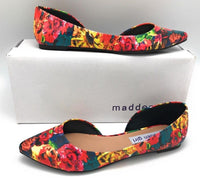 Madden Girl Women's Illustrate Flats, Floral Print, 7.5 M