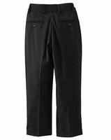 Isaac Michael Boys Little Solid Dress Pants, Black, 1