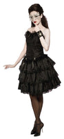 Rubie's Costume CO. Women's Black Ruffle Costume Skirt