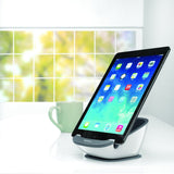 Fellowes I-Spire Series Tablet Suction/Tablet Stand, White/Gray (9384801)