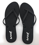 Reef Women's Stargazer Thong Sandal, Black/Black, 10 M US - New!