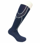 SOC COM Pro Flex Soccer Socks, Navy, Small