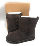 UGG Kid's Classic Boots, Chocolate Brown, Big Kid Size 4 - New In Box