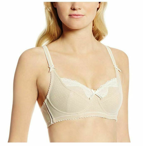 Royce Women's Isabella Wire-Free Comfort Bra, Skin, 40F