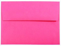 JAM Paper A7 (5 1/4 x 7 1/4) Paper Invitation Envelope - Brite Fuchsia Hot Pink